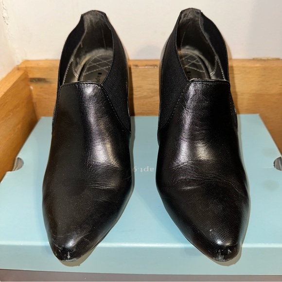 Apt.9 leather booties size 8 heels 3” - Picture 2 of 7